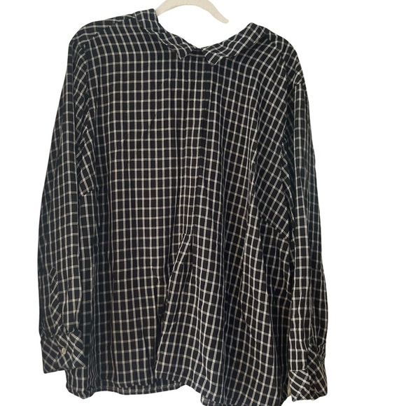 J. Jill Plaid Button Back Longline Tunic Top Sz 3X - Picture 2 of 7